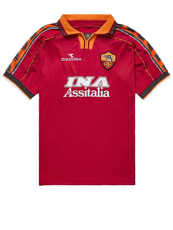 AS Roma home jersey mens first retro shirt 1998-1999